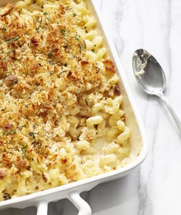 Mac and Cheese With Herbed English Muffin Breadcrumbs