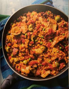 Chicken & Rice With Chorizo & Olives