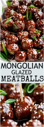 Mongolian Glazed Meatballs