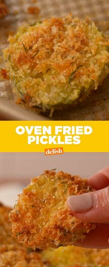 Oven Baked Pickles